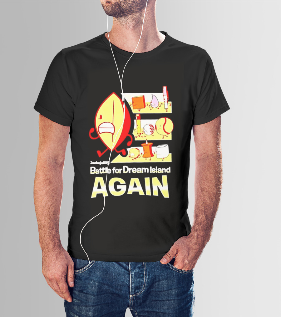 Battle For Dream Island Again Leafy BFDI Characters T-Shirt