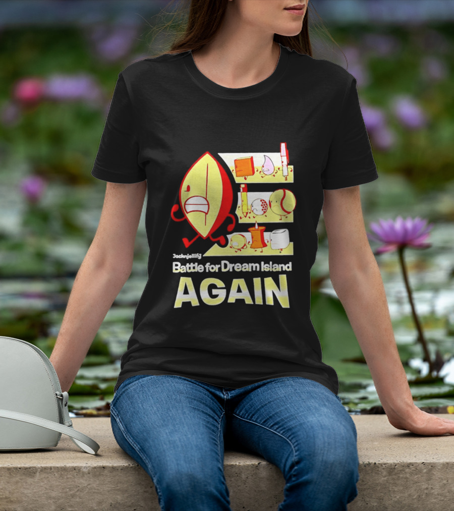 Battle For Dream Island Again Leafy BFDI Characters T-Shirt