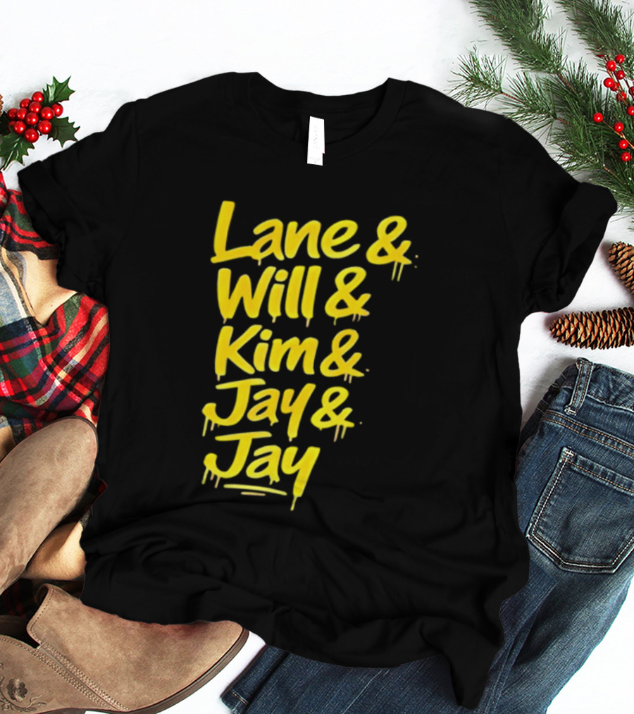 Lane Will Kim Jay Jay Graffiti Style Names T-Shirt