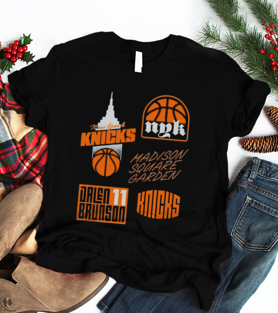 New York Knicks Jalen Brunson MSG NYK 11 Madison Square Garden T-Shirt