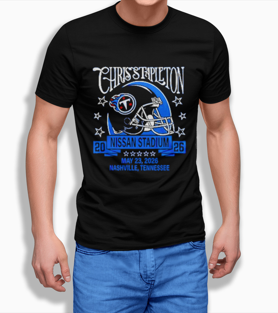 Chris Stapleton 2026 Nashville Nissan Stadium Tennessee Titans May 25 T-Shirt