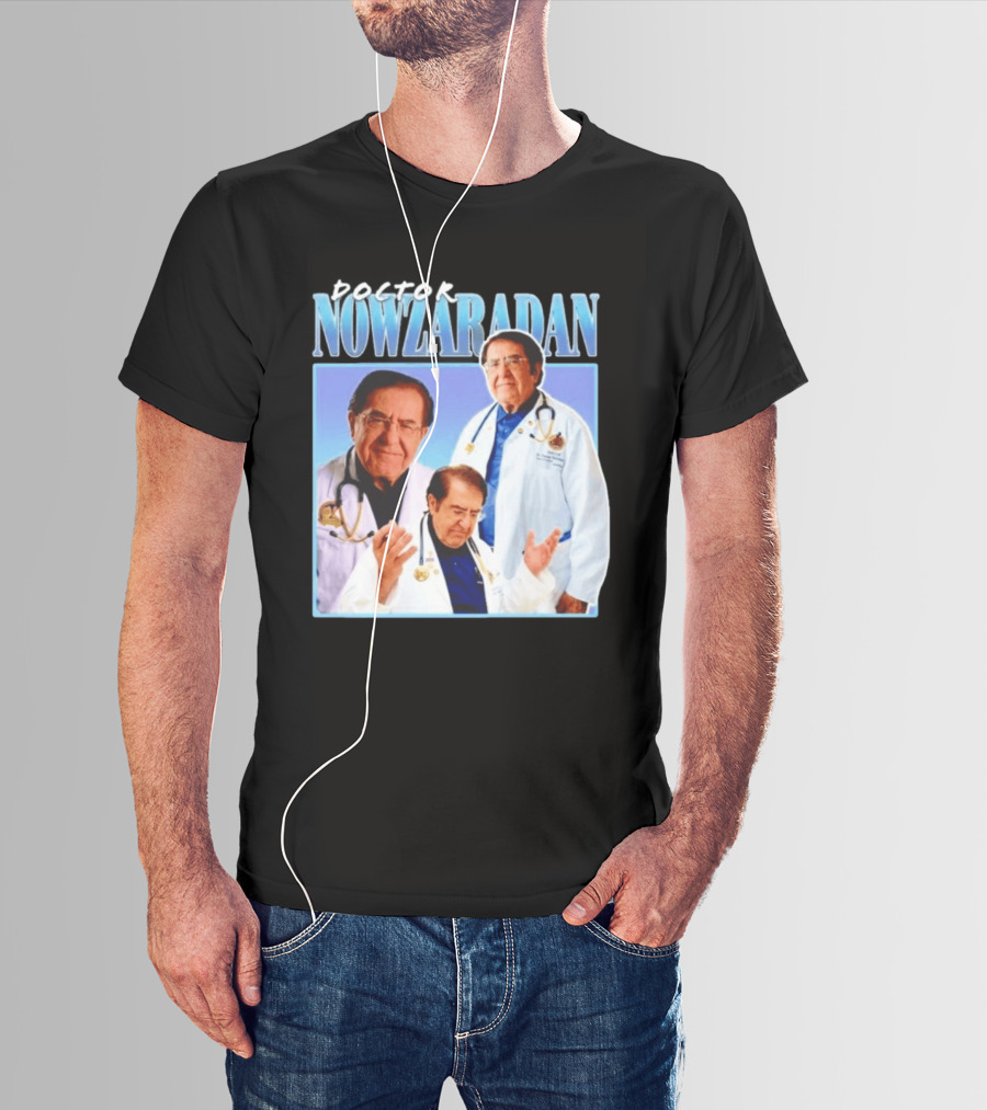 Doctor Nowzaradan My 600Lb Life Blue Stethoscope T-Shirt