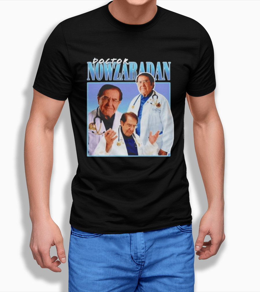 Doctor Nowzaradan My 600Lb Life Blue Stethoscope T-Shirt