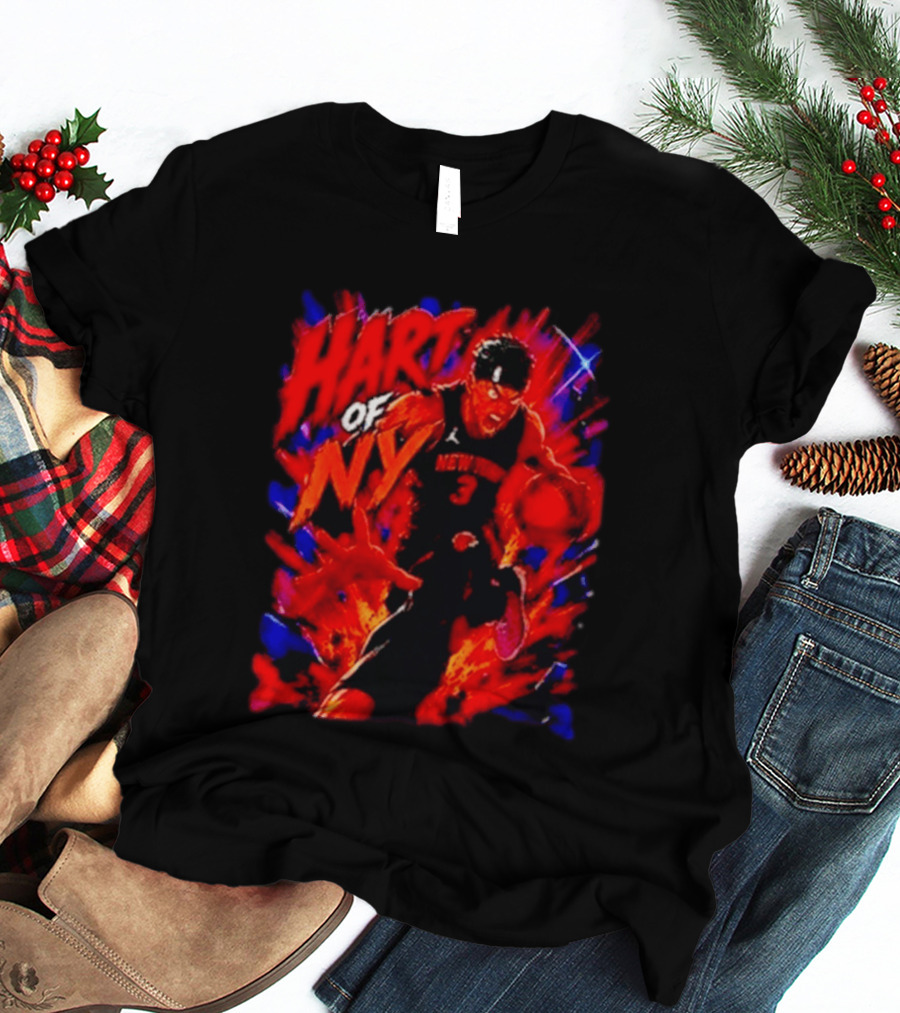 New York Knicks Josh Hart Of NY Black Basketball T-Shirt