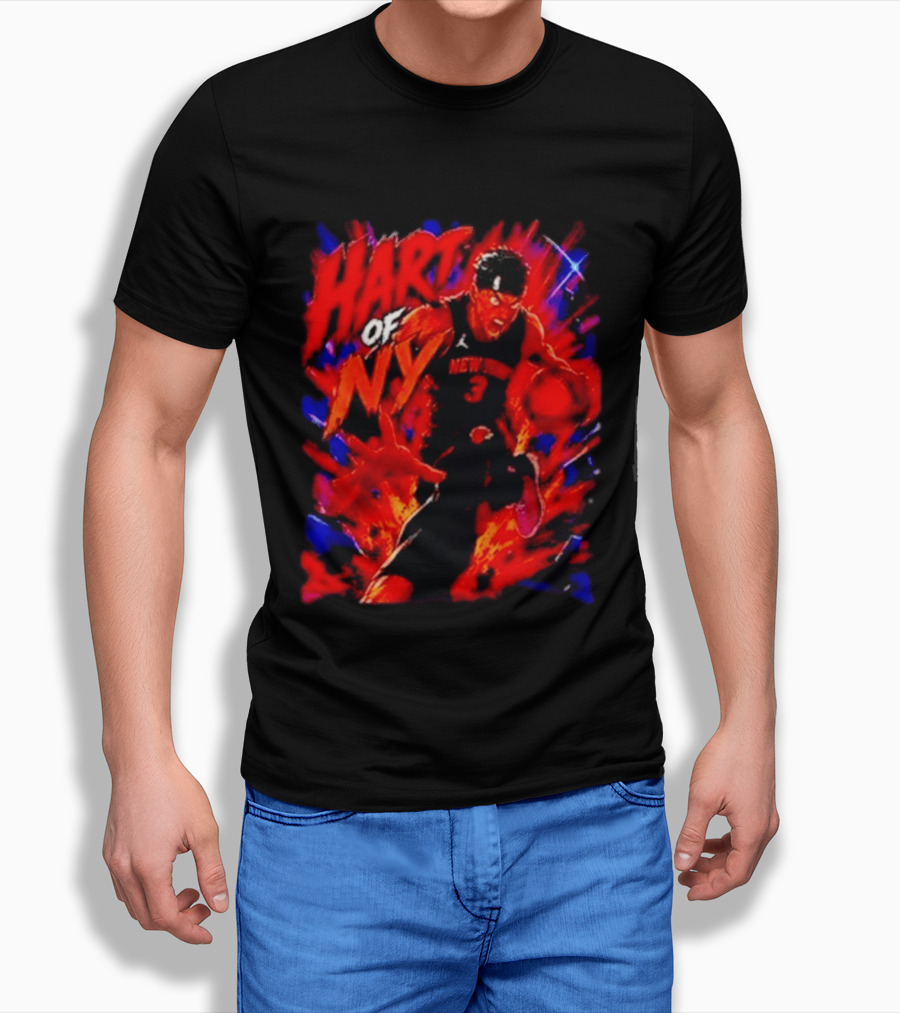 New York Knicks Josh Hart Of NY Black Basketball T-Shirt
