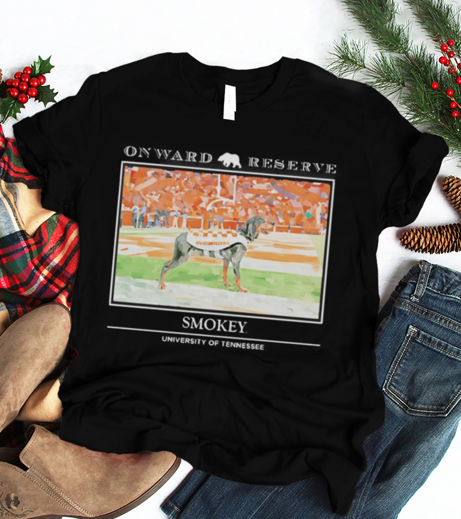 Onward Reserve Smokey University Of Tennessee Volunteers Football Stadium T-Shirt