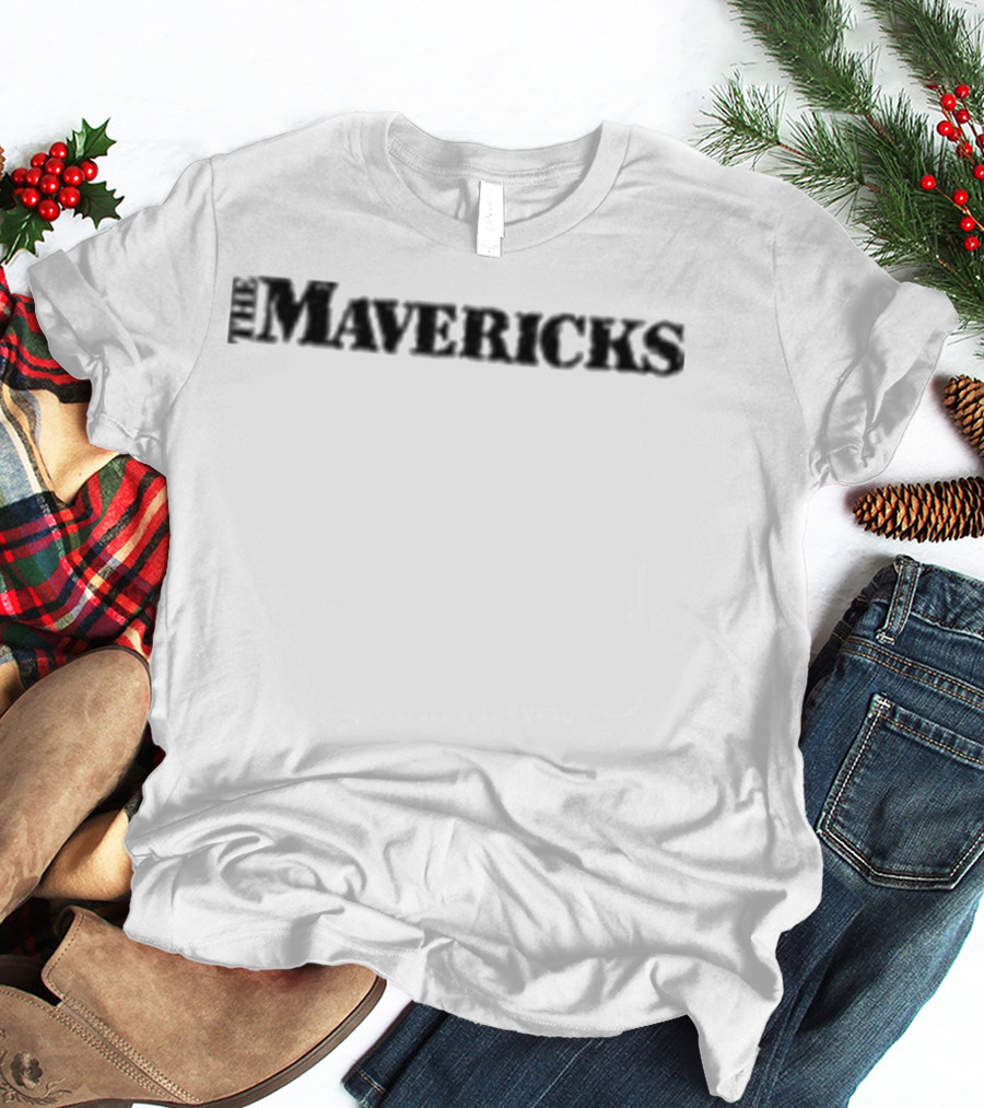 Mavericks Horse And Rider Retro Western T-Shirt