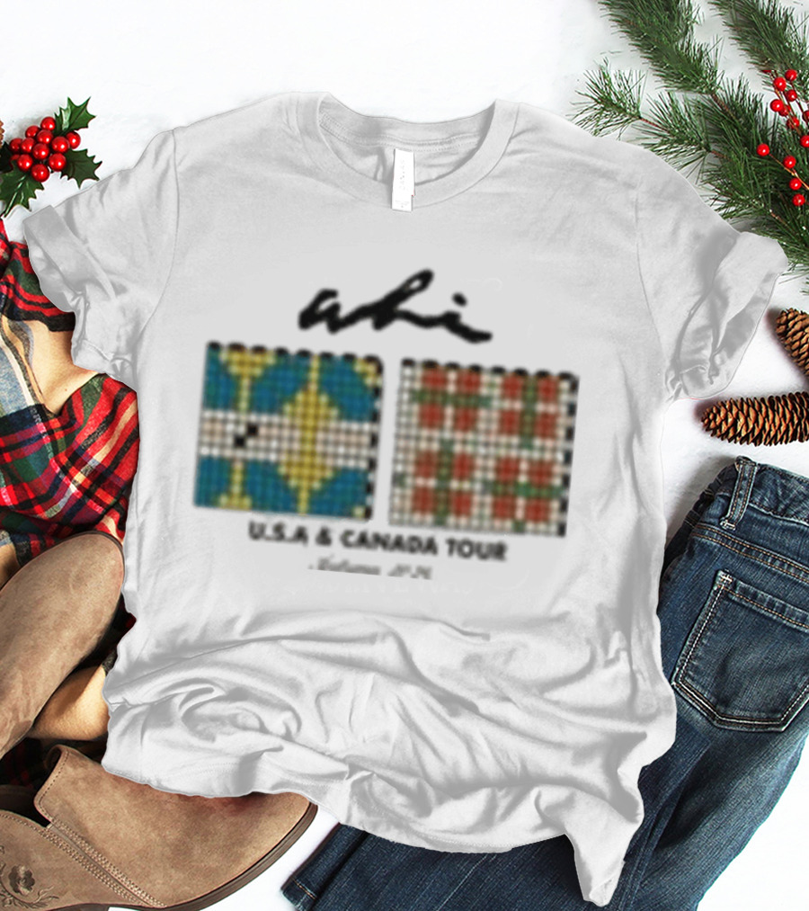 Ali USA Canada Tour Radio Tiles Mosaic T-Shirt