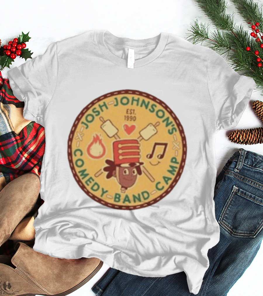 Josh Johnson's Comedy Band Camp Tour 1990 Marshmallows And Music Note T-Shirt