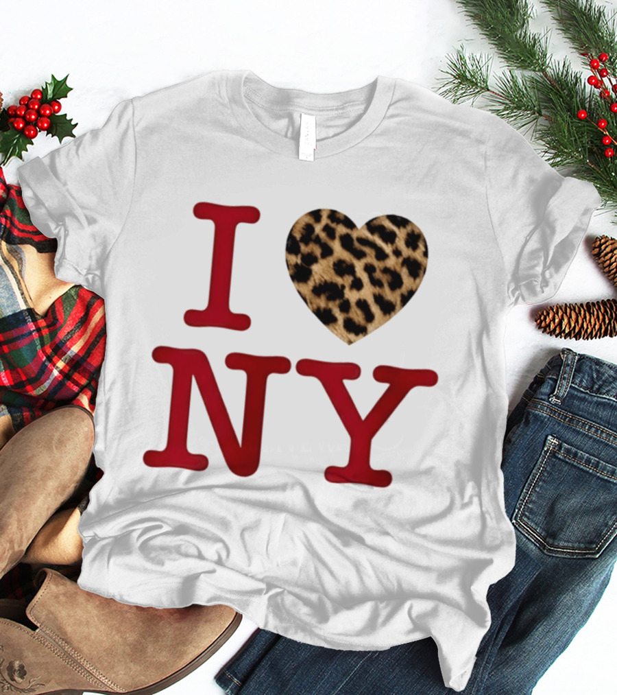 Latto Crave I Heart NY Leopard T-Shirt