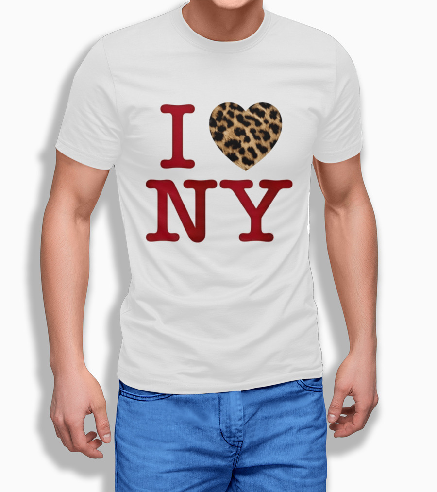Latto Crave I Heart NY Leopard T-Shirt