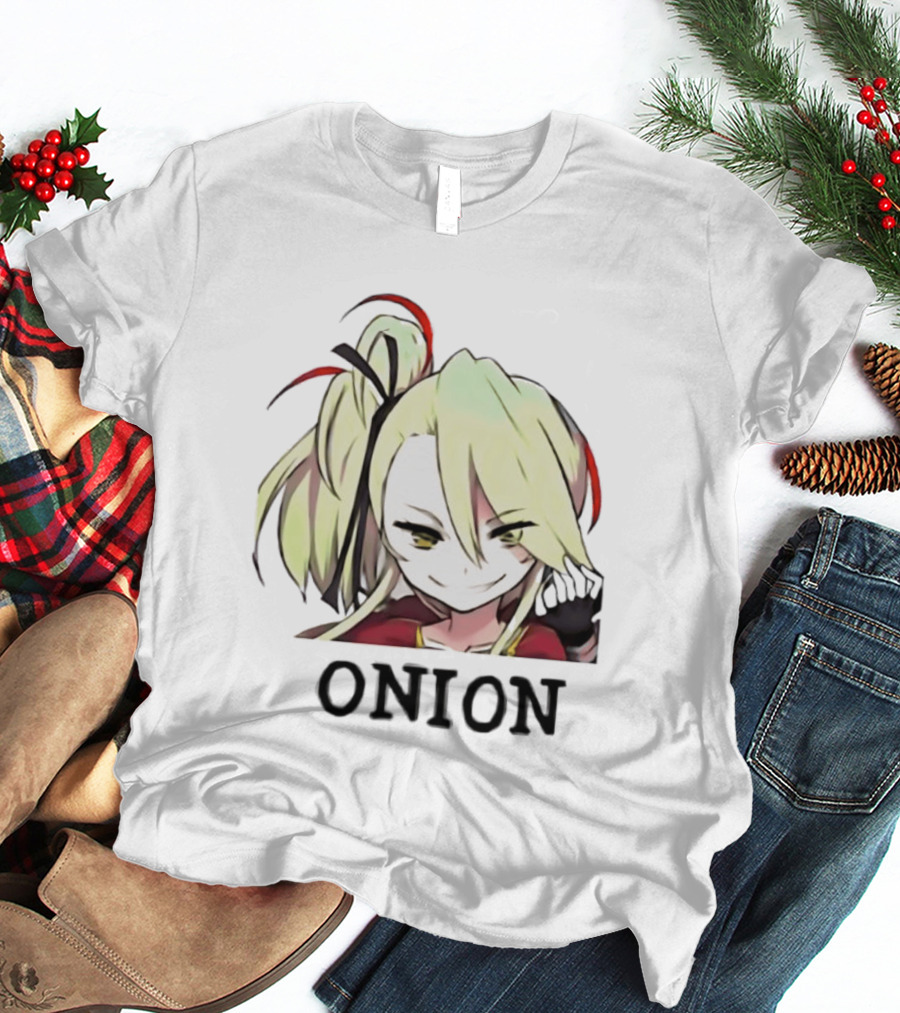 Deathpolca Anime Style Character With Onion T-Shirt