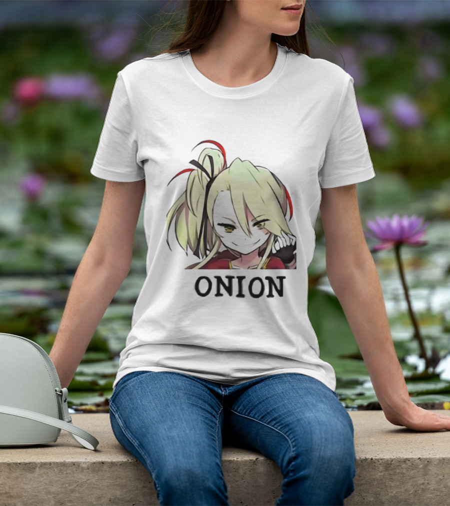 Deathpolca Anime Style Character With Onion T-Shirt