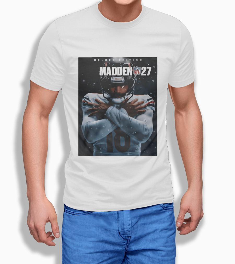 Madden NFL 27 Deluxe Edition Caleb Williams Bears 18 T-Shirt