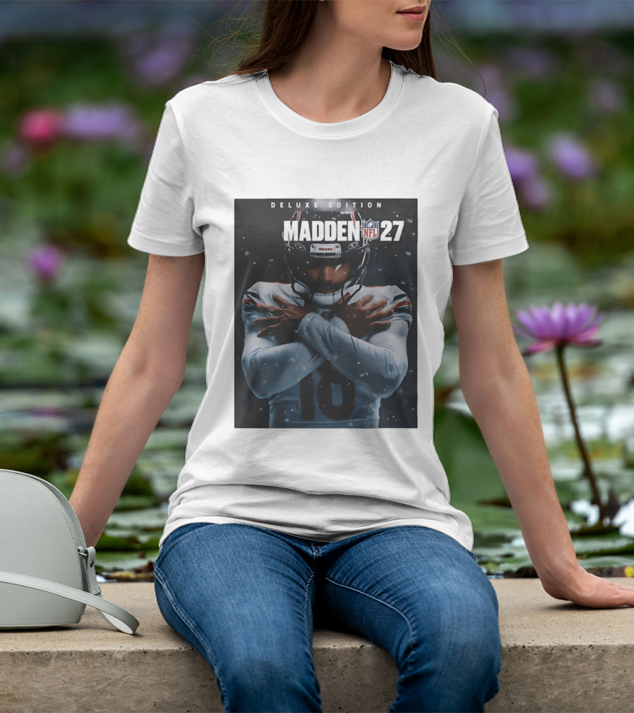 Madden NFL 27 Deluxe Edition Caleb Williams Bears 18 T-Shirt