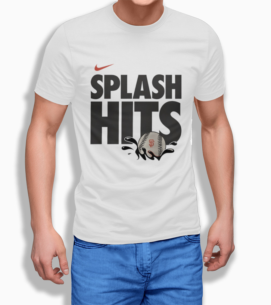 Nike San Francisco Giants Splash Hits Baseball T-Shirt