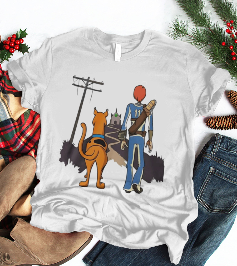 Scooby Doo Shaggy Rogers Fallout Vault Dweller Adventure T-Shirt
