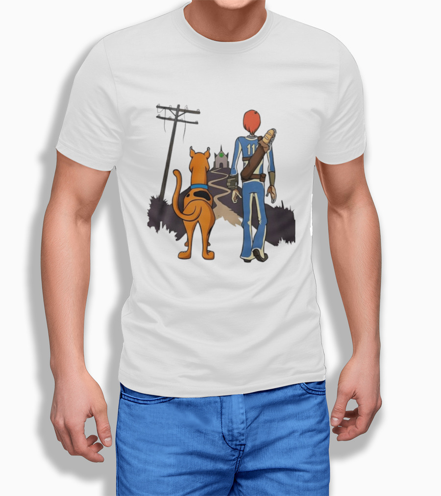 Scooby Doo Shaggy Rogers Fallout Vault Dweller Adventure T-Shirt