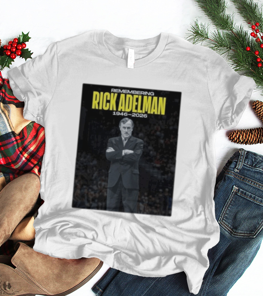 Remembering Rick Adelman 1946 2026 NBA Basketball ClutchPoints T-Shirt
