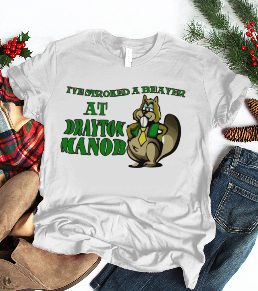 I've Stroked A Beaver At Drayton Manor Cartoon T-Shirt