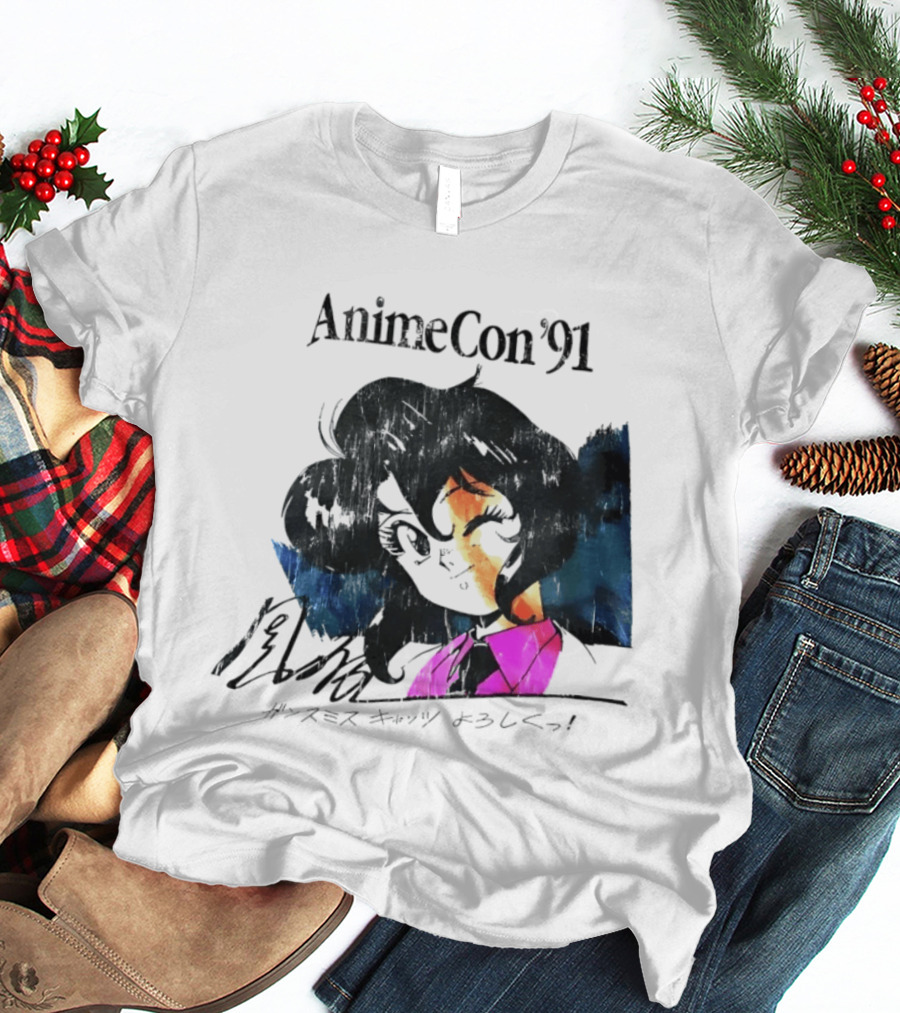 AnimeCon '91 Rally Vincent Gunsmith Cats Manga T-Shirt
