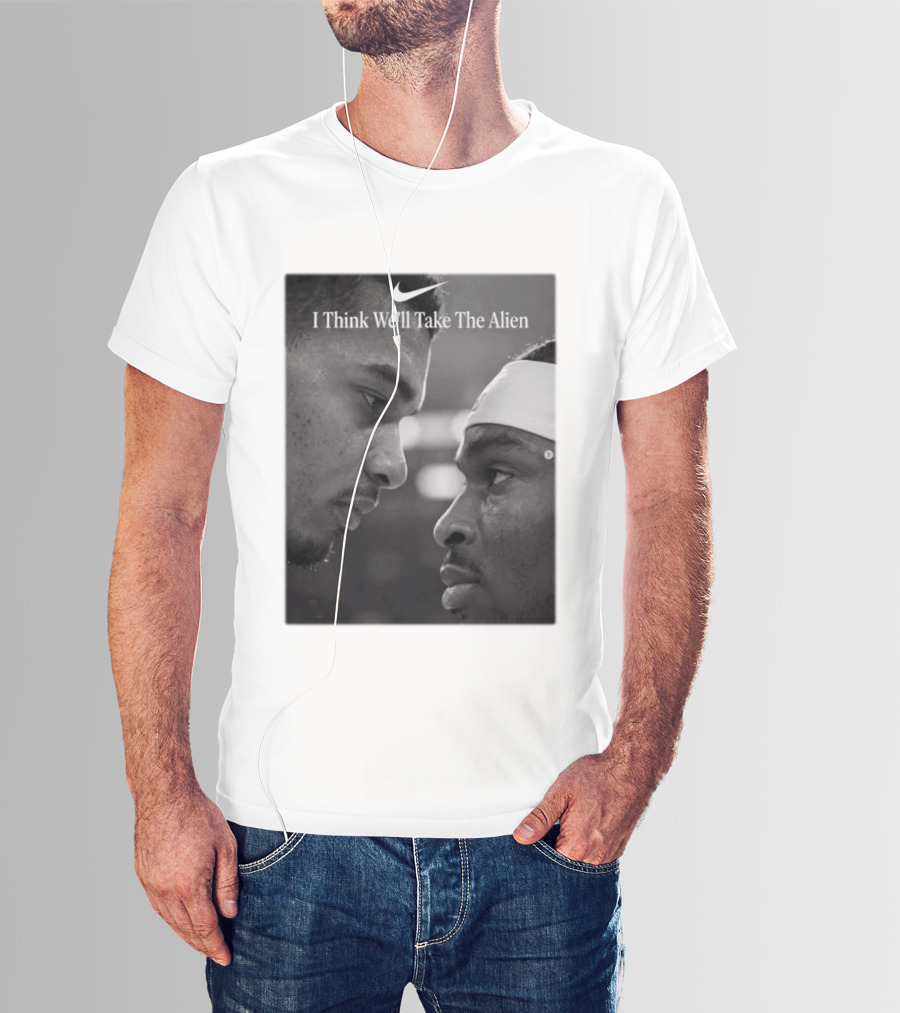 I Think We'll Take The Alien NBA Basketball Victor Wembanyama T-Shirt