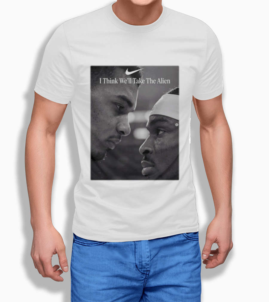 I Think We'll Take The Alien NBA Basketball Victor Wembanyama T-Shirt