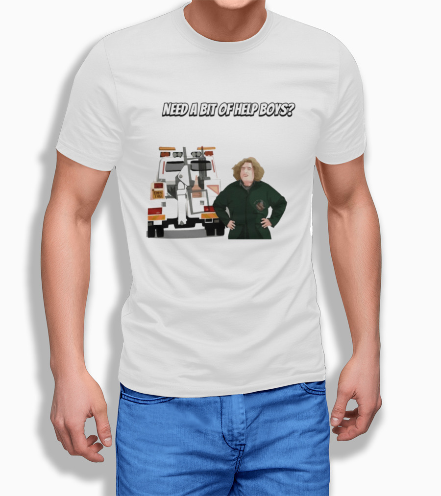 NEED A BIT OF HELP BOYS Paddy Tow Truck Raymond Stantz T-Shirt