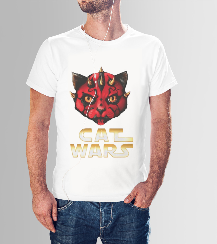 Darth Maul Cat Wars Star Wars Quality Comfortable Wear T-Shirt