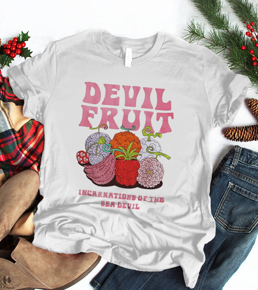 Devil Fruit Incarnations Sea Devil One Piece Anime Manga T-Shirt