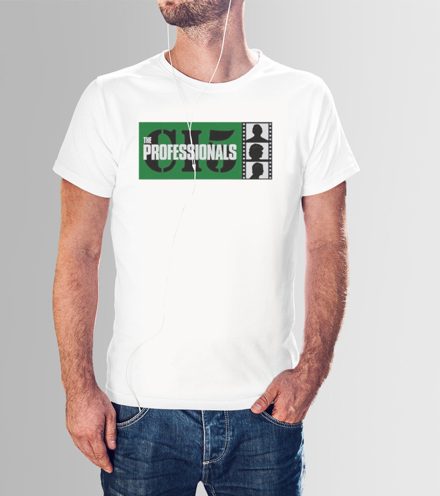 The Professionals CI5 TV Series Bodie Doyle Cowley Silhouette Film Strip T-Shirt