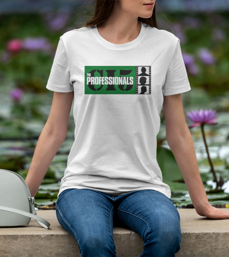 The Professionals CI5 TV Series Bodie Doyle Cowley Silhouette Film Strip T-Shirt