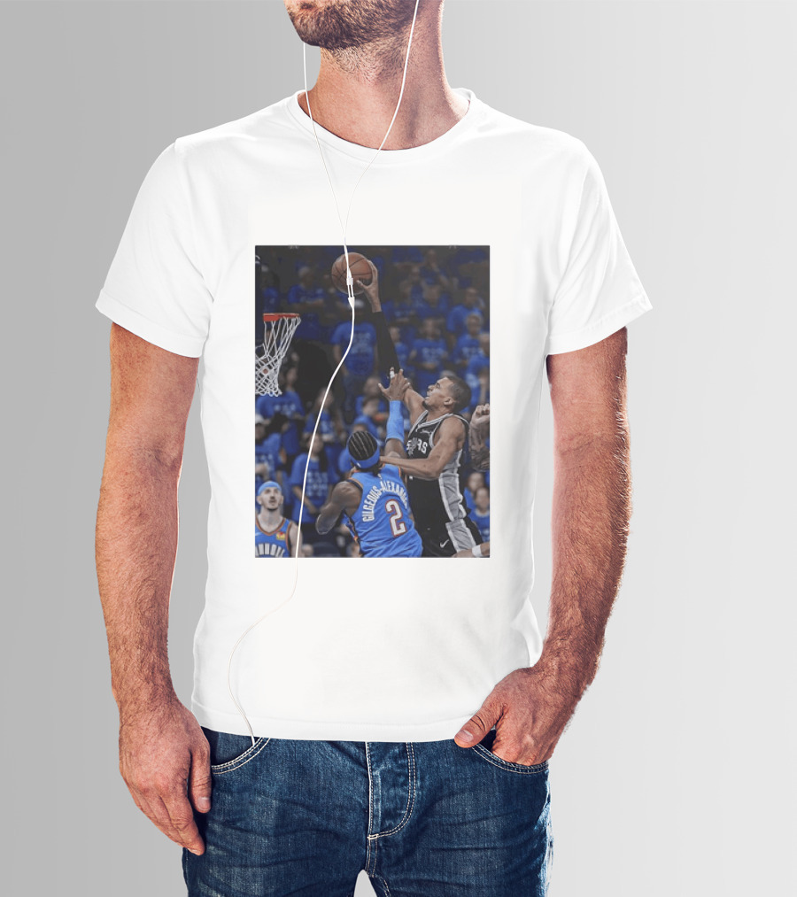 Victor Wembanyama Shai Gilgeous Alexander NBA Showdown San Antonio Spurs Vs Oklahoma City Thunder T-Shirt