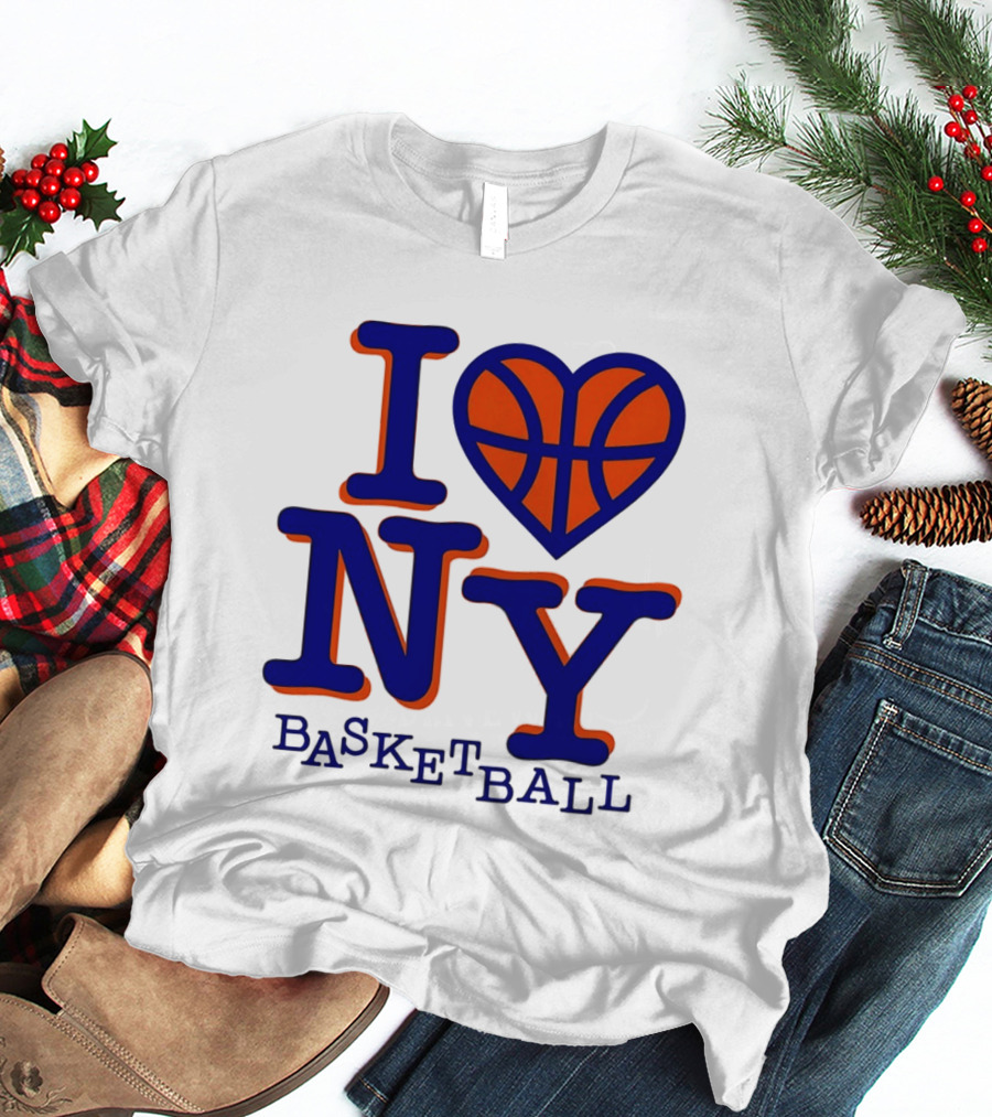 I Heart NY Basketball 2026 New York Knicks NBA T-Shirt