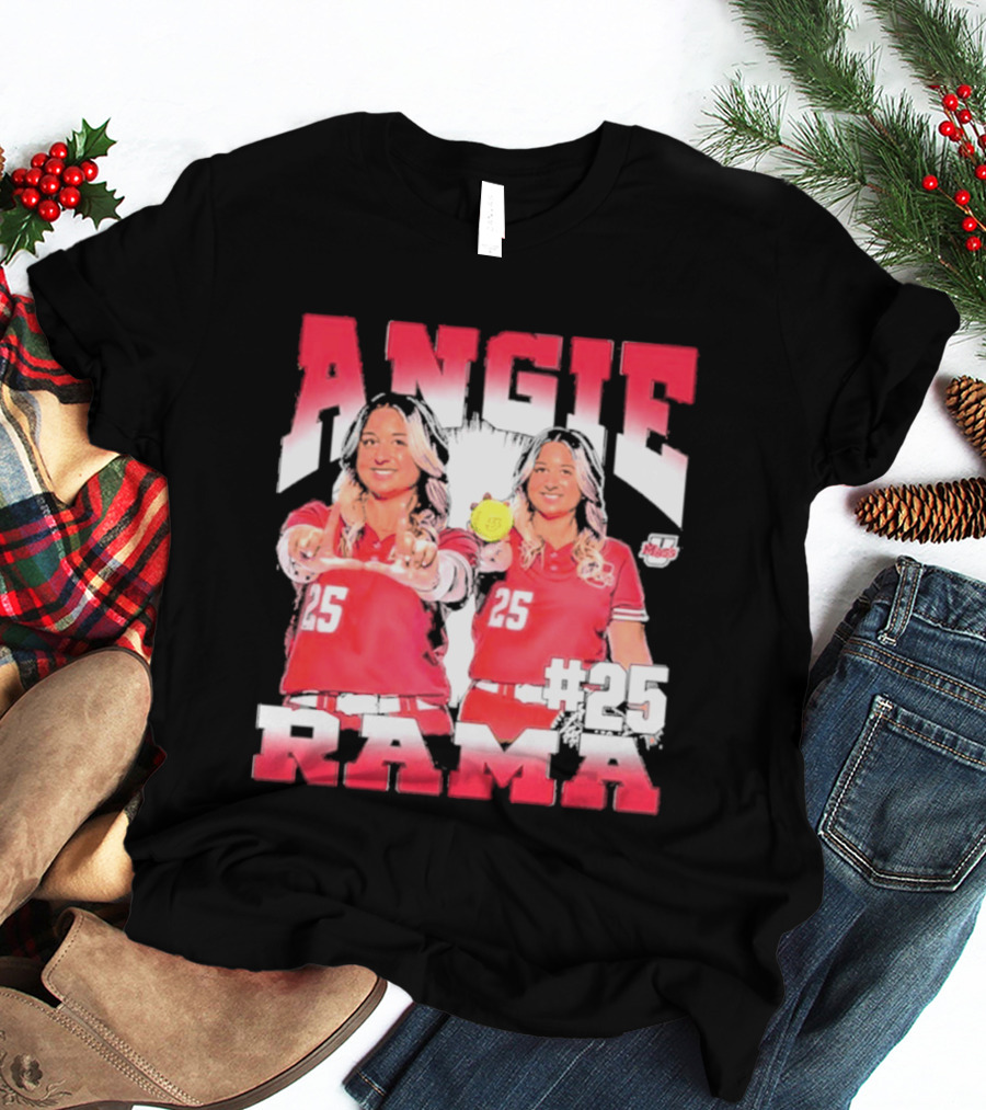 Angie Rama 25 Umass Athletics NCAA Softball T-Shirt