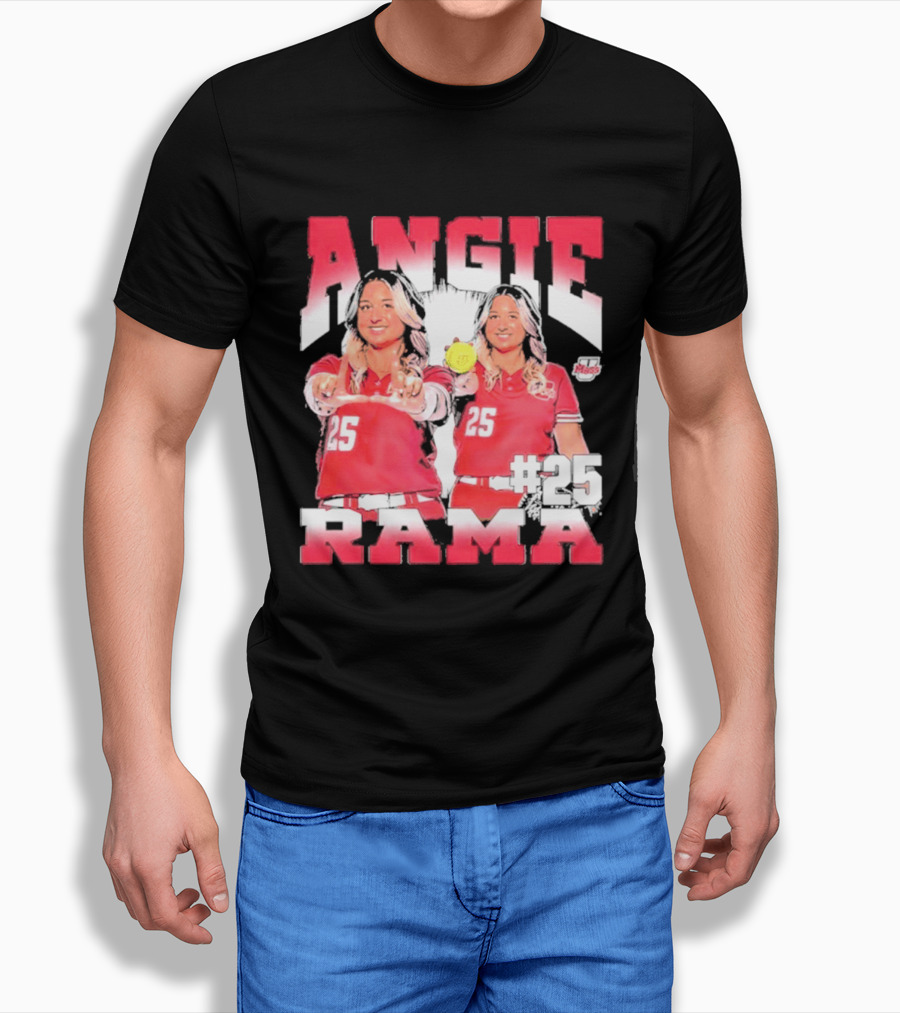 Angie Rama 25 Umass Athletics NCAA Softball T-Shirt