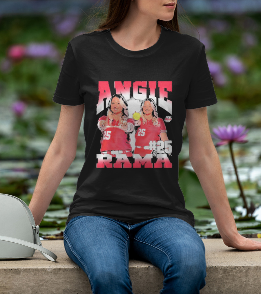 Angie Rama 25 Umass Athletics NCAA Softball T-Shirt