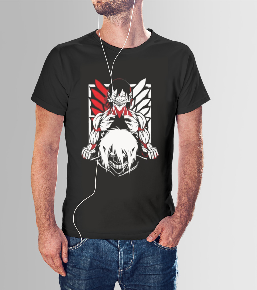 Attack On Titan Eren Yeager Female Titan Wings Of Freedom Fight For Humanity 2026 Collector's Edition T-Shirt
