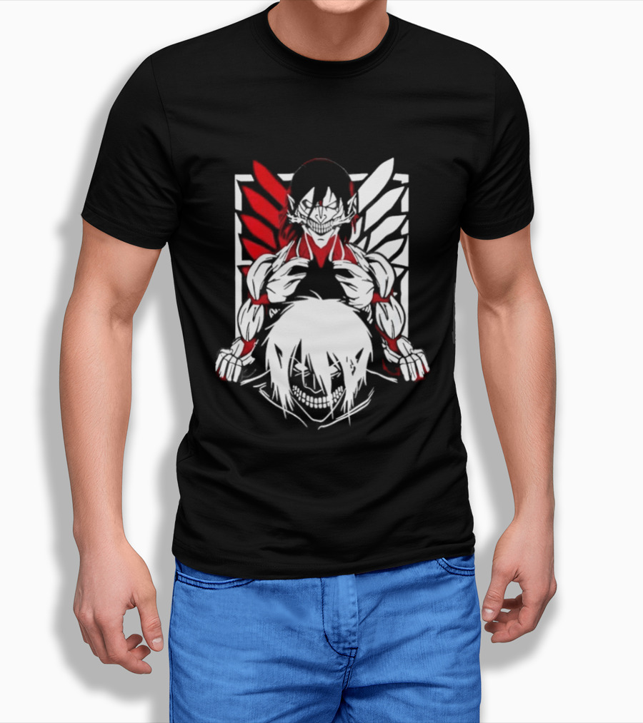 Attack On Titan Eren Yeager Female Titan Wings Of Freedom Fight For Humanity 2026 Collector's Edition T-Shirt