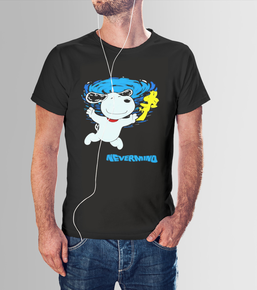 Snoopy Woodstock Nevermind Swimming Adventure T-Shirt