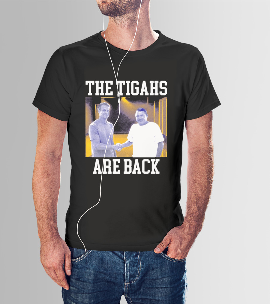 The Tigahs Are Back Brian Kelly Handshake T-Shirt