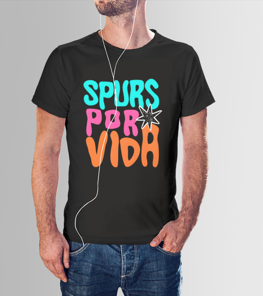 Spurs Por Vida San Antonio Basketball NBA 2026 T-Shirt