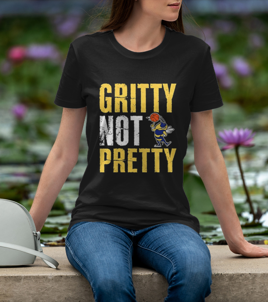Gritty Not Pretty Georgia Tech Buzz Basketball T-Shirt