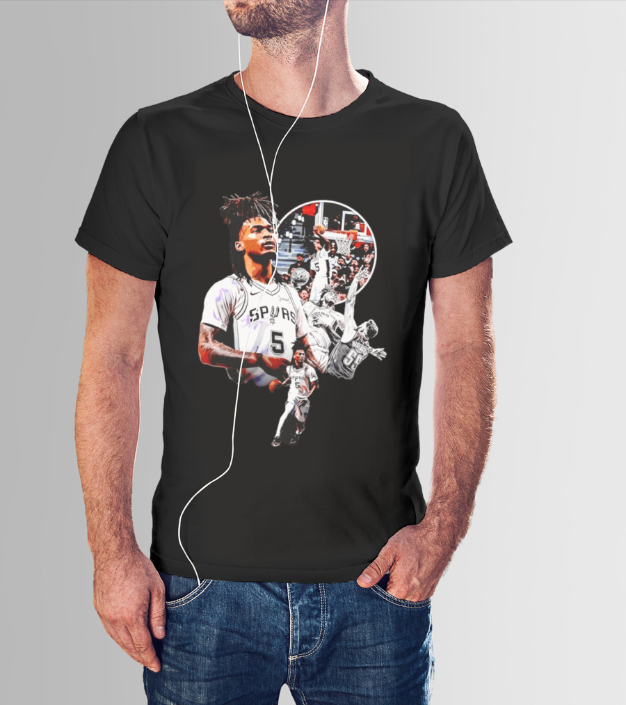 Victor Wembanyama San Antonio Spurs 2026 Basketball Game Changers T-Shirt