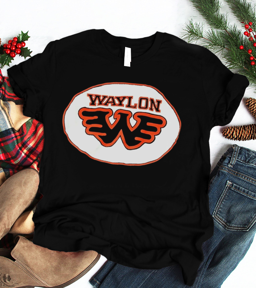 Waylon Jennings Outlaw Country Winged WW 2026 Collection T-Shirt