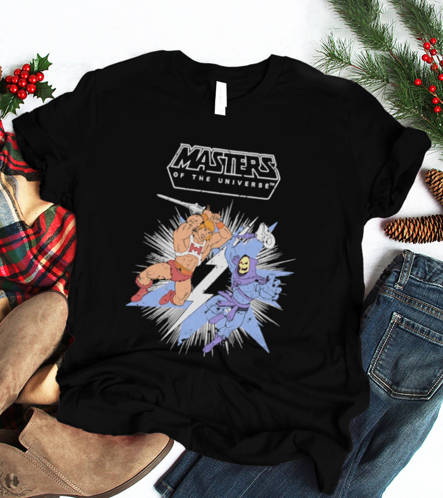 Masters Of The Universe He Man Vs Skeletor Epic Battle 2026 T-Shirt