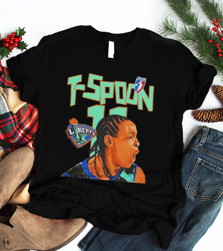 WNBA Spoon Teresa Weatherspoon New York Liberty Basketball 11 T-Shirt