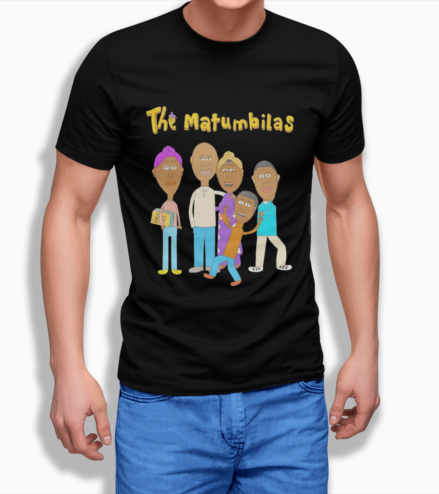 The Matumbilas Family Cartoon Conspiracy Animated Book Characters T-Shirt