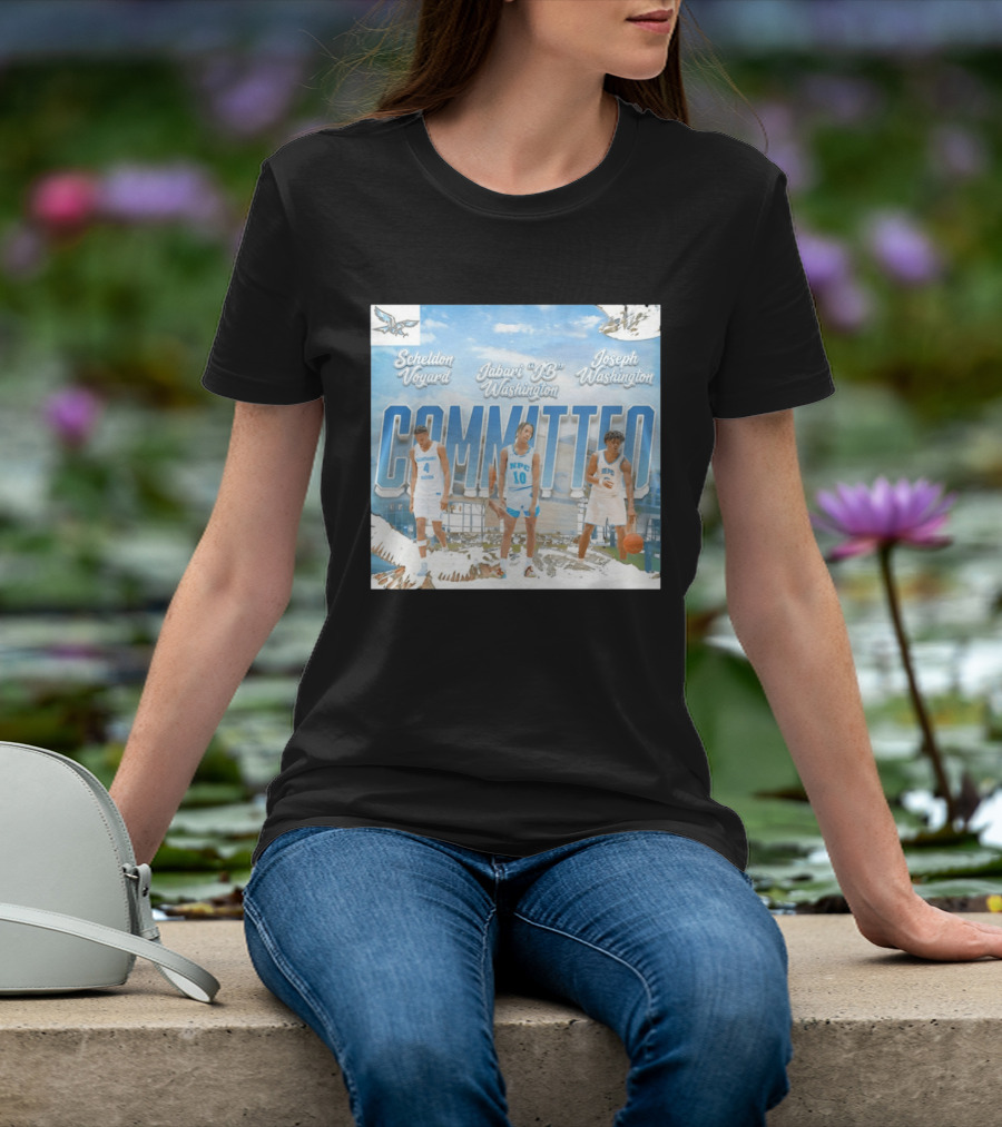 Committed Basketball Sheldon Voyard Jabari JB Washington Joseph Washington Nighthawk NPC T-Shirt