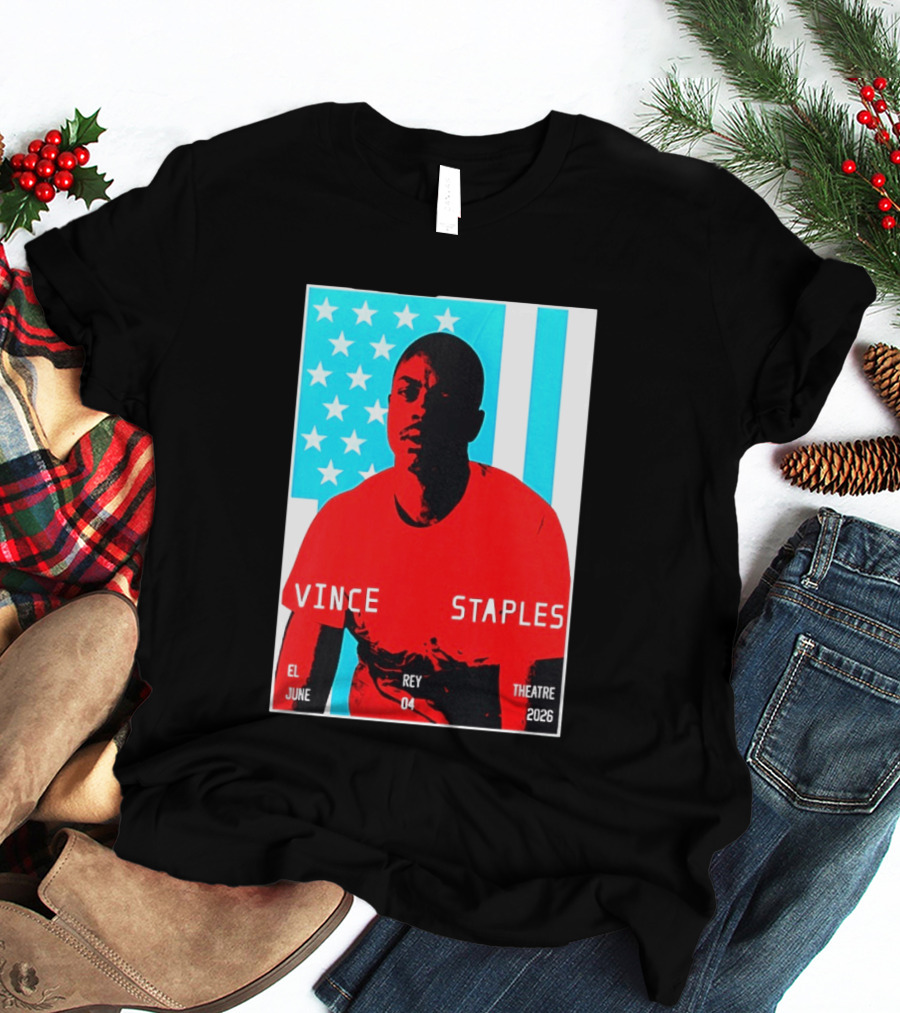 Vince Staples El Rey Theatre Los Angeles June 4 2026 T-Shirt